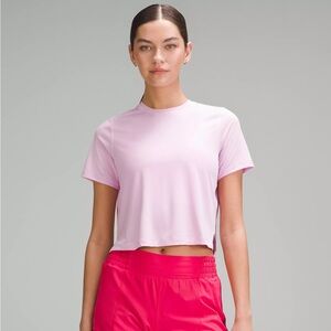 Lululemon Athletica Vitapink Ultralight Waist Length T-Shirt Athletic Top